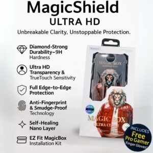 MagicShield Ultra HD Gaming Screen Protector + Free Pro Gamer Finger Gloves Combo